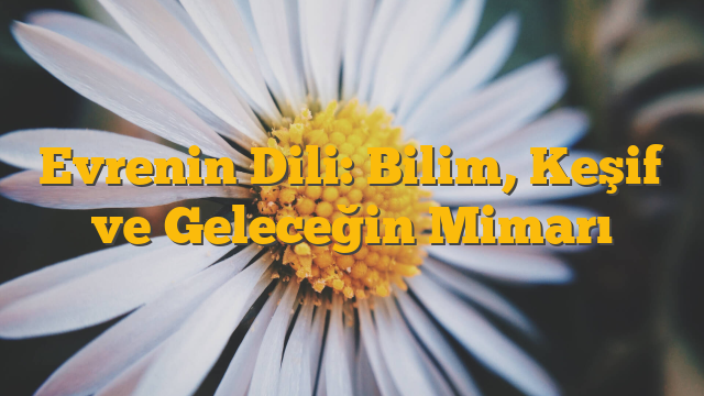 Evrenin Dili: Bilim, Keşif ve Geleceğin Mimarı