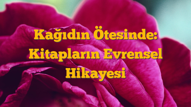 Kağıdın Ötesinde: Kitapların Evrensel Hikayesi