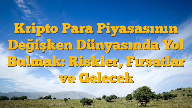 Kripto Para Piyasasının Değişken Dünyasında Yol Bulmak: Riskler, Fırsatlar ve Gelecek