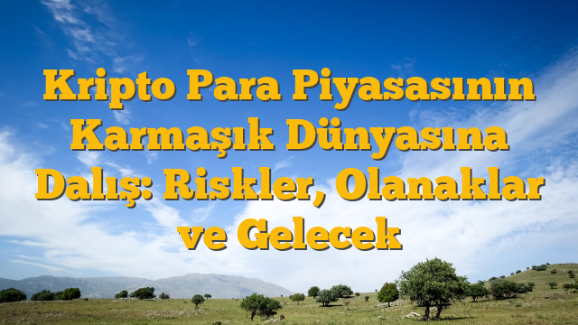 Kripto Para Piyasasının Karmaşık Dünyasına Dalış: Riskler, Olanaklar ve Gelecek