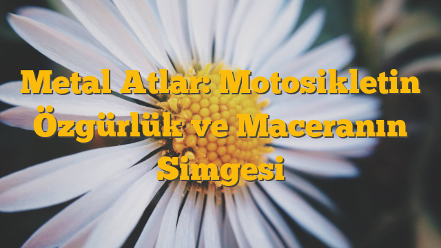 Metal Atlar: Motosikletin Özgürlük ve Maceranın Simgesi