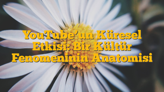 YouTube’un Küresel Etkisi: Bir Kültür Fenomeninin Anatomisi