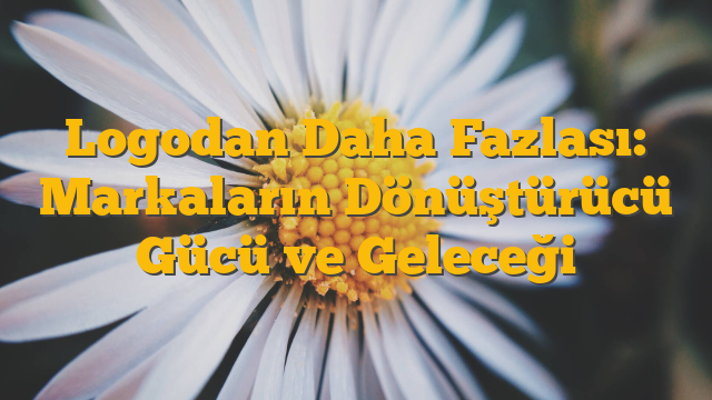 Logodan Daha Fazlası: Markaların Dönüştürücü Gücü ve Geleceği