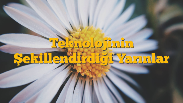 Teknolojinin Şekillendirdiği Yarınlar