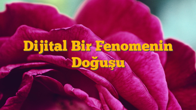 Dijital Bir Fenomenin Doğuşu